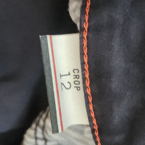 Dark blue Womens Tommy Hilfiger Capri pants - Picture 4 of 4